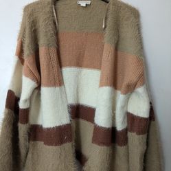 Women Cardigan Love rich Size L