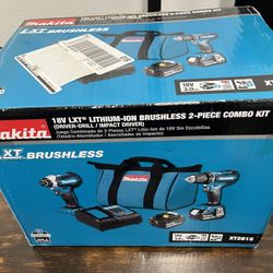 Makita Brushless, Cordless 2-Piece Combo Kit 