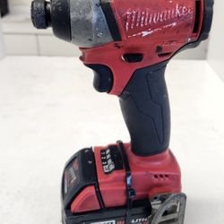 Milwaukee Impact Driver With Battery Used