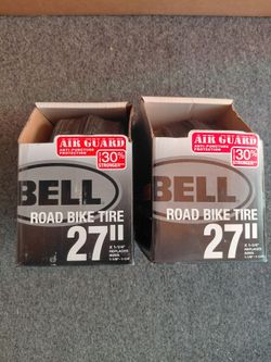 Pair of Bell 27" road Bicycle tires
