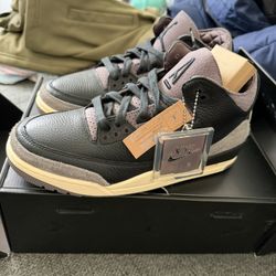A Ma Maniére Air Jordan 3 Size 9M, 10.5W