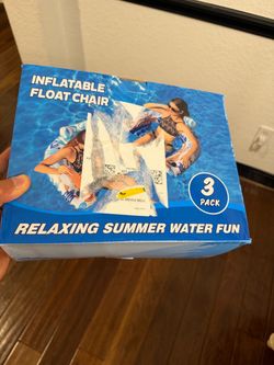 Inflatable Float Chair 3-Pack