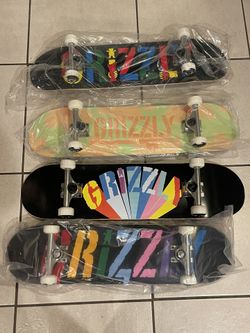 Complete Grizzly Skate Boards New