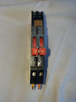 Zinsco/Sylvania 2 pole 20 amp breaker