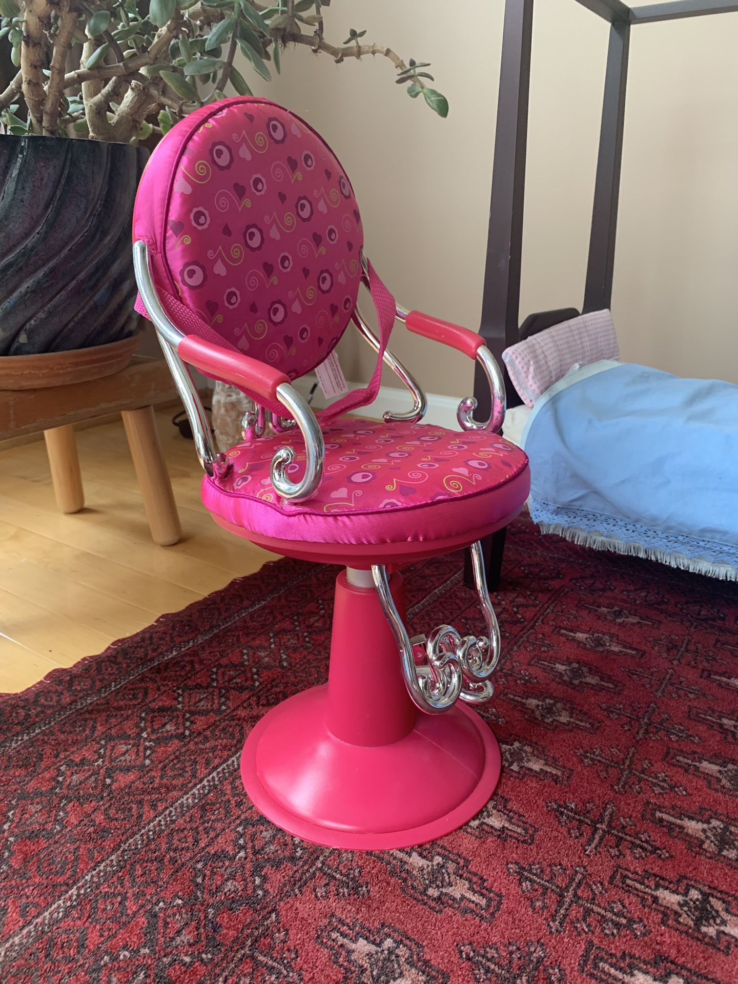 Beauty salon chair for American Girl sized dolls