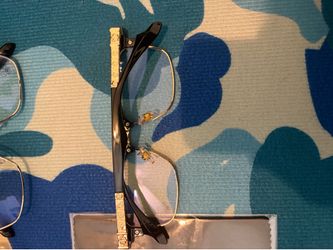Chrome heart glasses