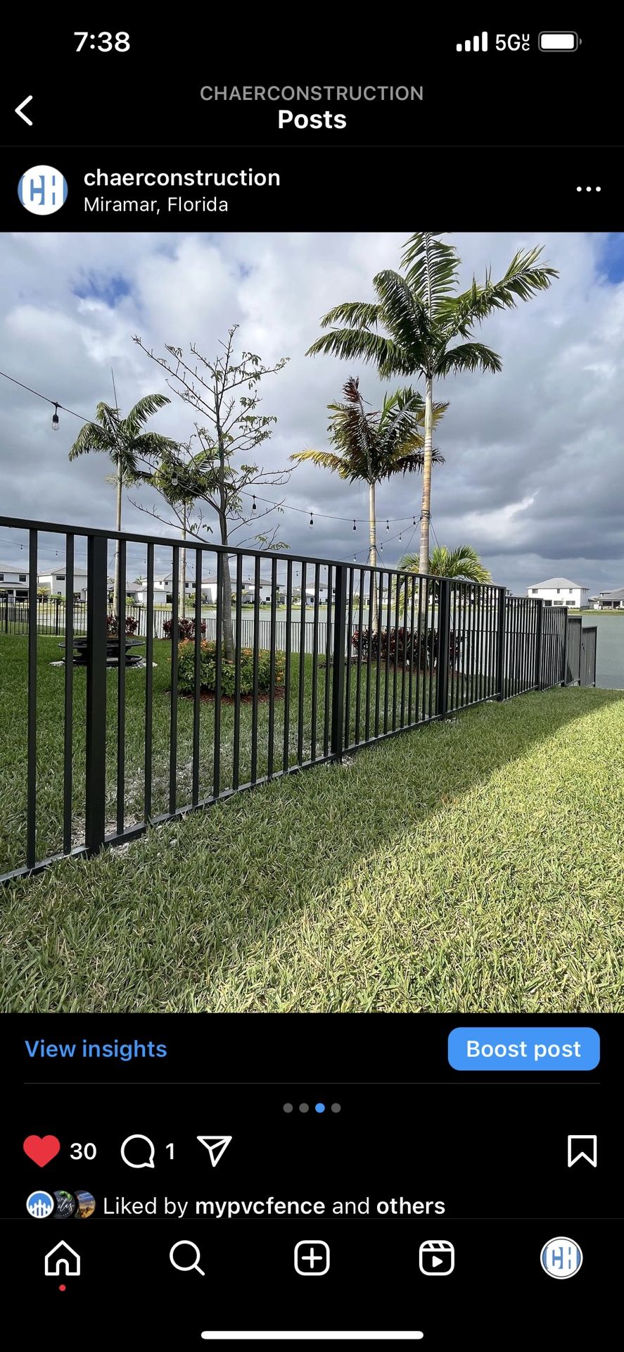 Aluminun Picket Fence