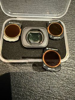 OSMO POCKET 3  2x Macro LS-64 & PK&F Concept ND8/ND32/ND64/ Filter Set w/ Case