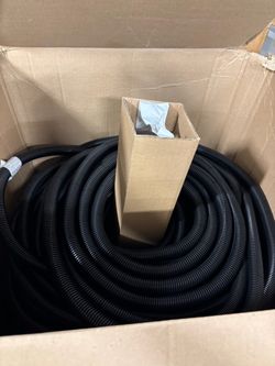 Black Corrugated Flexible Conduit Tubing Roll