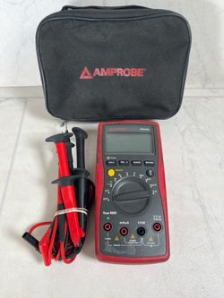 Amprobe AM-530 True RMS Digital Multimeter w/ Leads & Case (A1G010534)