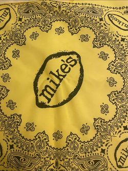 Mike's Hard Lemonade Yellow Paisley Bandana