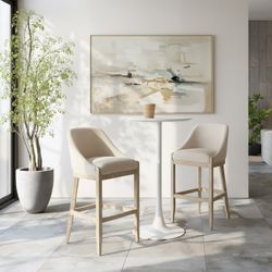 Calmo Beige Barstool