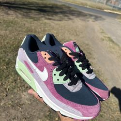 Nike Air Max 90 NRG 'Light Bordeaux Armory Navy' sneaker size 8