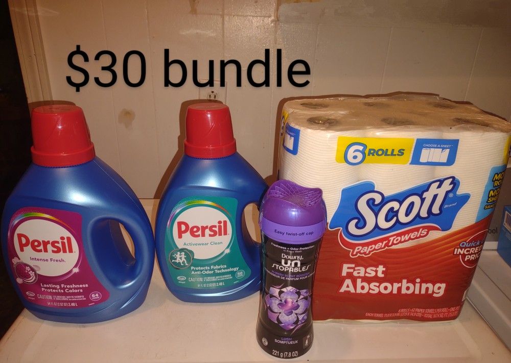 Persil, Scott And Scent Beads Bundle $30