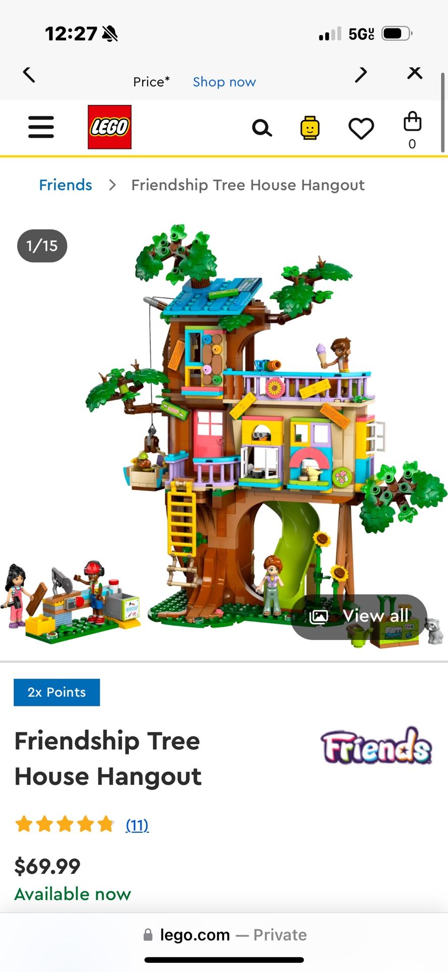 New Lego tree house