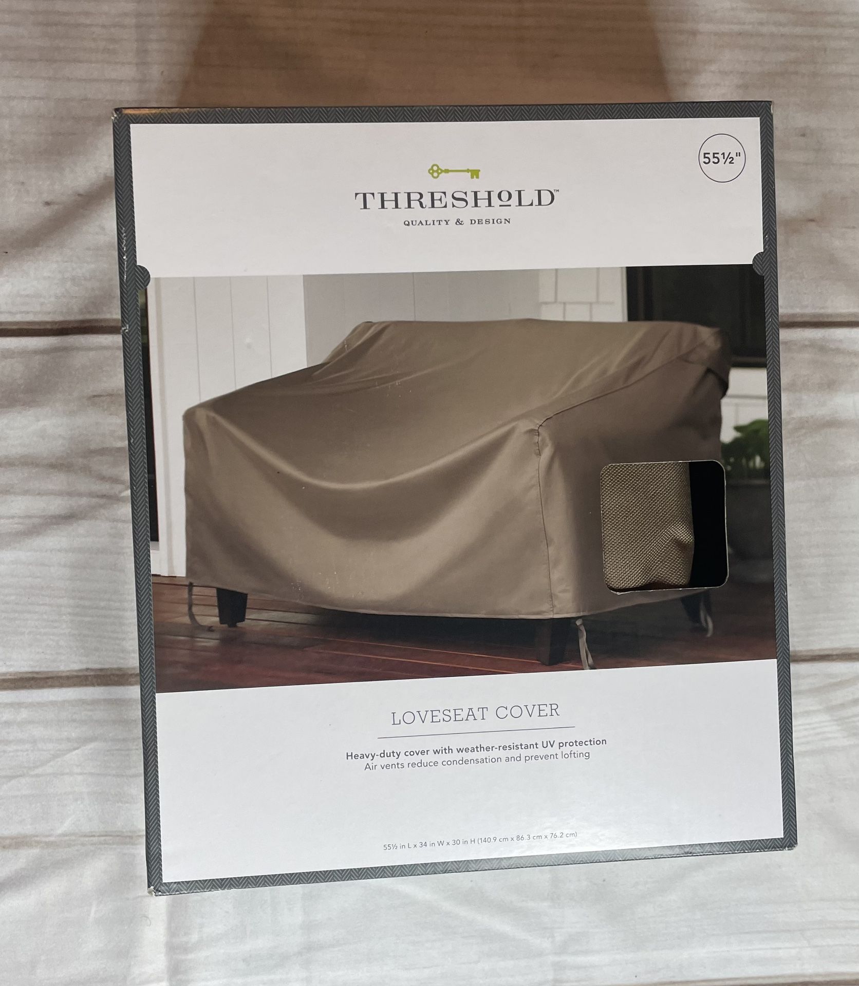 NEW Threshold Loveseat Cover