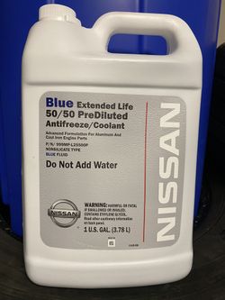 OEM Nissan Blue Extended Life 50/50 Coolant