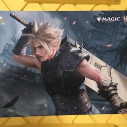 MtG x Final Fantasy, MagicCon Exclusive, Metallic Cloud Playmat