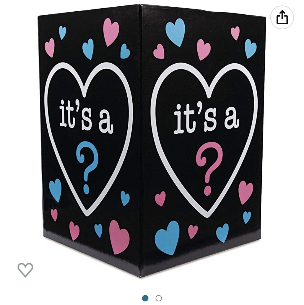 Gender reveal Box