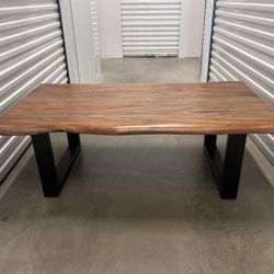 Live Edge Wood Coffee Table