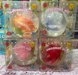 Floral Rose Coconut Oil Squishy’s