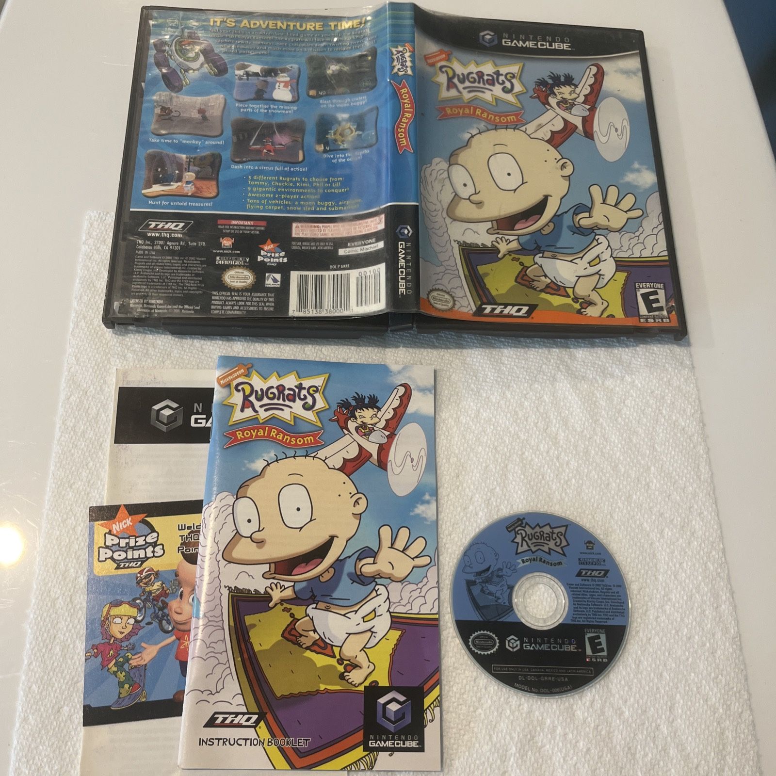Rugrats: Royal Ransom (Nintendo GameCube, 2002) CIB Complete w/ Manual