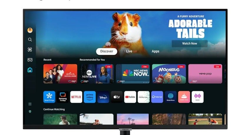 SAMSUNG M5 32" FHD M50B Smart Monitor 1080p 60Hz 4ms TV LS32BM500EN.