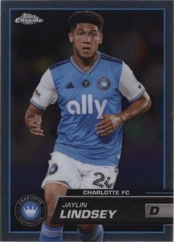 Jaylin Lindsey #178 Charlotte FC Topps Chrome MLS Refractor
