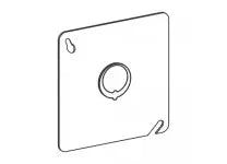 ORBIT - FLAT, 4” SQUARE (4S) COVER WITH MKO