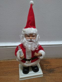 Telco Motionette Santa Figurine Battery Operated