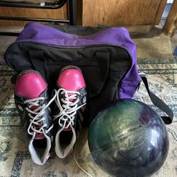 Byte Bowling Ball,shoes And Bag 
