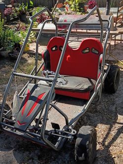 Coleman PowerSports 210cc two-seater go kart barely used like new