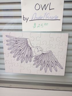 5"X 8" puzzle drawing