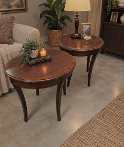 Tall oval side tables,just $40 each. (3 left)