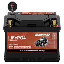 #8  G48 Lithium Automotive Battery – 12.8V 60Ah 1100CCA Ultra-Durable, High Cranking Amps, and Quick Charge Time | Reliable for Any Vehicle