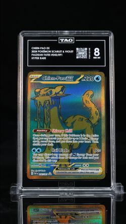 Pokemon Cards Graded TAG 8 Mint
