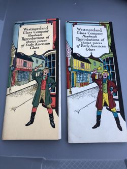 1960 and 1965 Westmoreland Glass Company Reproductions of Early American Glass pamphlets
