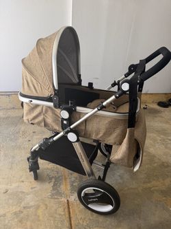 Infant bassinet to toddler stroller