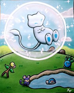 Bubble Mew artwork