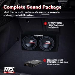 Dual 12 Subs And Terminator Amplifier New