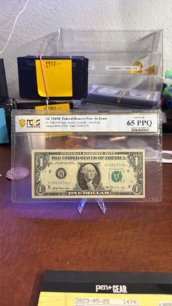 $1 1969B Federal Reserve Note St. Louis