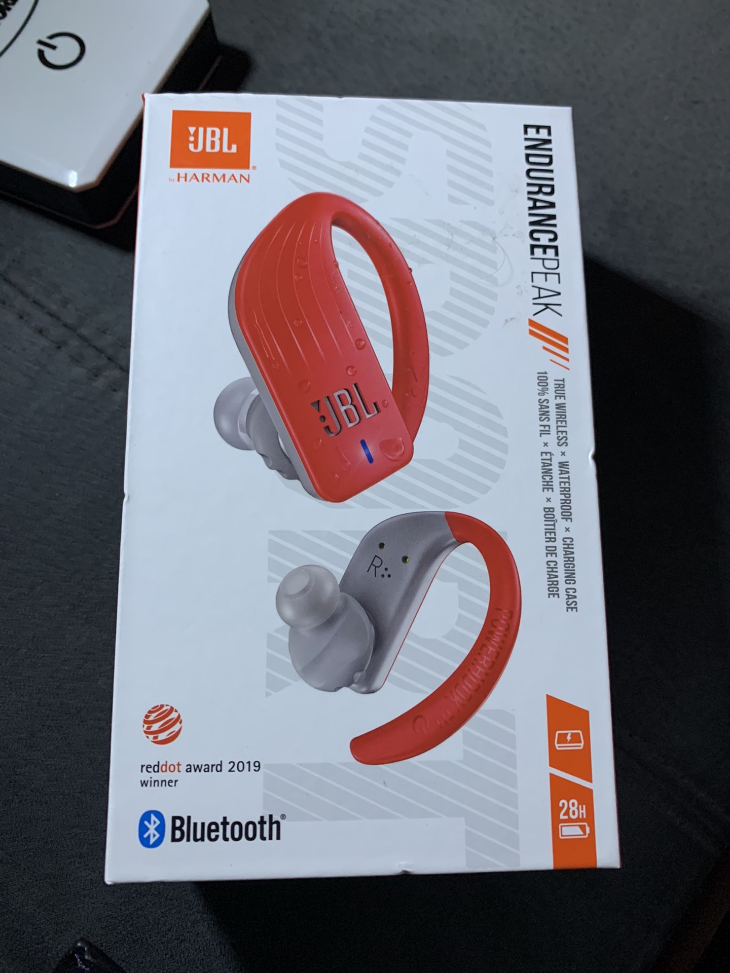 Jbl Bluetooth Earbuds Endurance Peak Headphones New