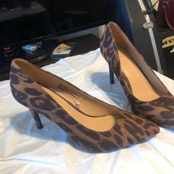 Leopard High Heels - Size 7