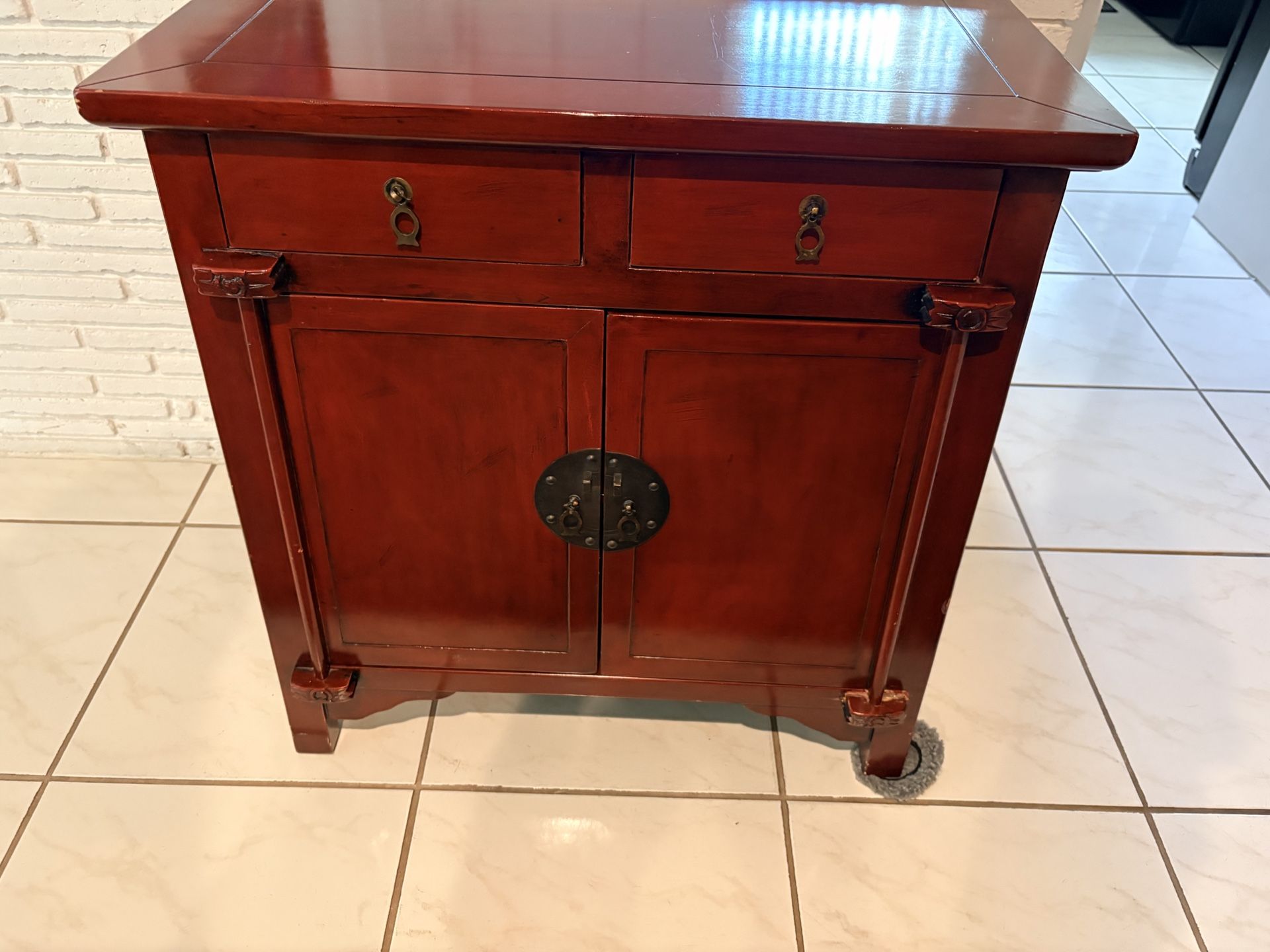 Wood Cabinet Oriental Style 