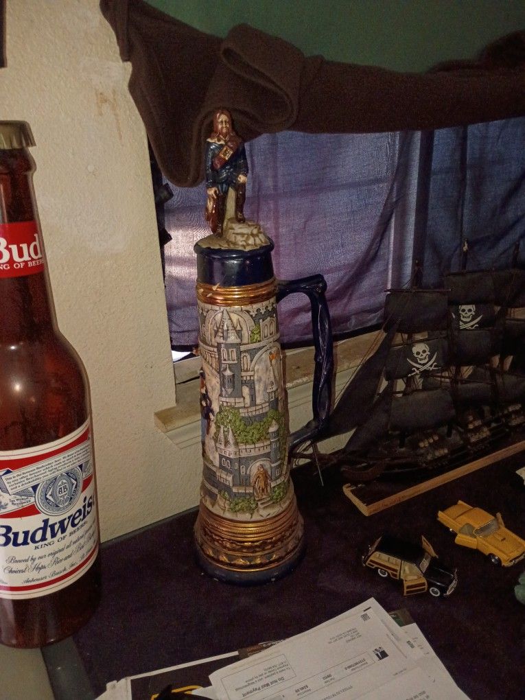 Antique German Beer Stien