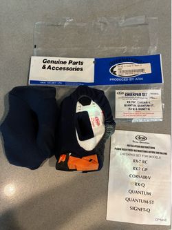 Arai Helmet Cheek Pads 25mm - Like New