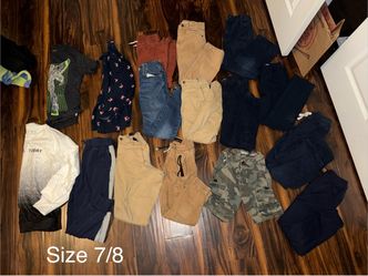 Boys clothes size 7/8