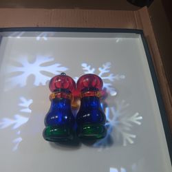 Older Thompson "Sunset" Salt Shaker & Pepper Mill