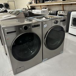XL Washer Dryer LG Grey New With Warranty 
