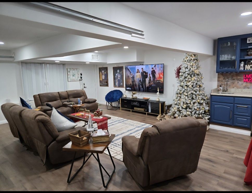 Living Room Electrical Recliner Set